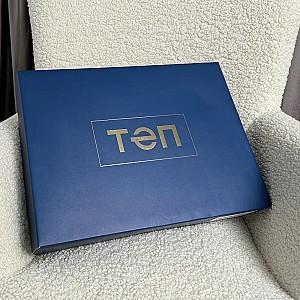 Albituri de pat TEP Stripe Satin 200x220 cm Champagne