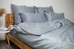 Albituri de pat TEP Stripe Satin 200x220 cm Lunar