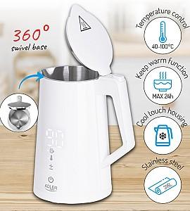Fierbator electric de apa Adler AD 1345 White