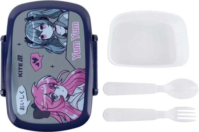 Set de recipiente alimentare Kite Anime Girl K25-163-2