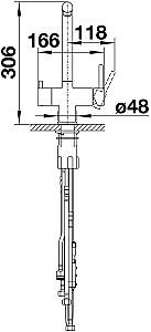 Robinet bucatarie Blanco Fontas-S II (525198)