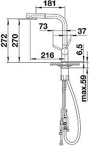 Robinet bucatarie Blanco Fontas-S II (526672)