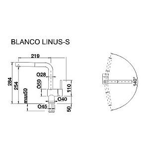 Robinet bucatarie Blanco Linus-S (526684)
