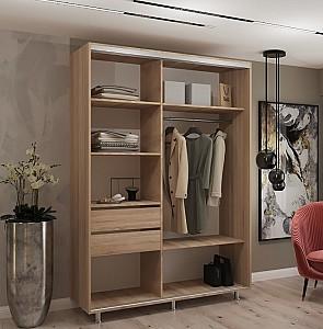 Dulap-cupe My-Style 1.1 x H2.4 m Oglinda Stejar Sonoma