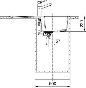 Chiuveta de bucatarie Franke UBG 611-86 Black ( 114.0687.287)