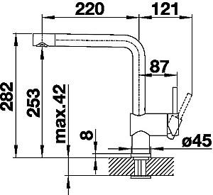 Robinet bucatarie Blanco Linus (516702)