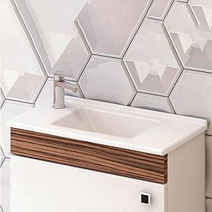 Lavoar baie Idevit Merkur White 46x80