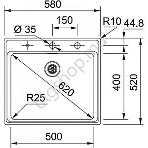 Chiuveta de bucatarie Franke FSX 210 TPL