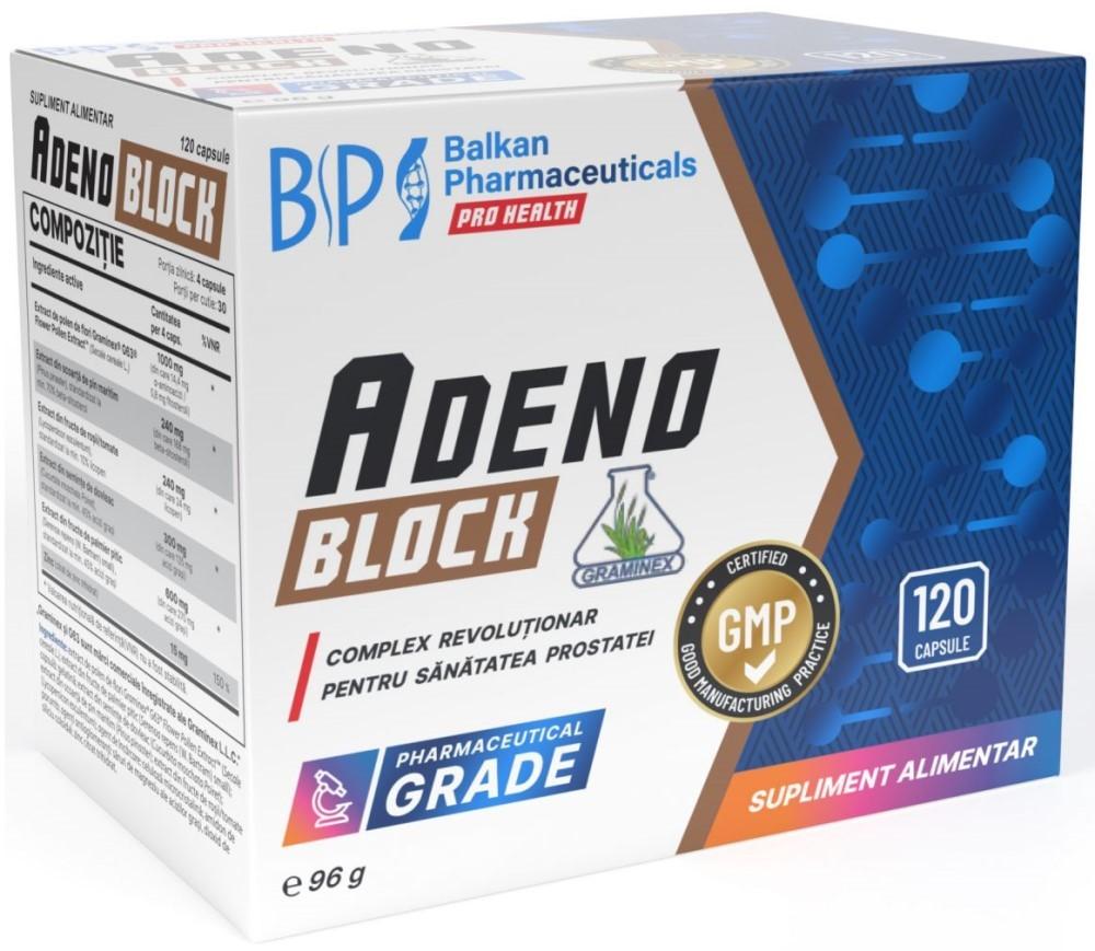 Supliment alimentar Balkan Pharmaceuticals AdenoBlock 120caps