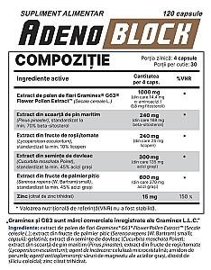 Supliment alimentar Balkan Pharmaceuticals AdenoBlock 120caps
