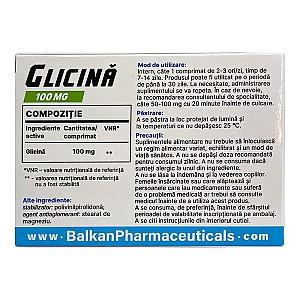 Aminoacizi Balkan Pharmaceuticals GLYCINE 60tablete
