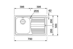 Chiuveta de bucatarie Franke LLL 611-79 (101.0086.232)