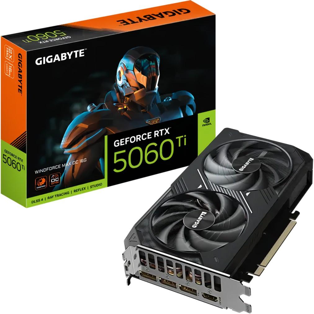 Placa video Gigabyte GeForce RTX 5060 Ti Windforce Max OC 16G