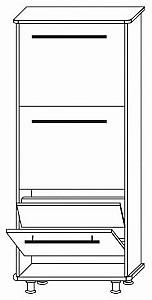 Antreu Sokme Niagara (1.71 m) Stejar Sonoma/Alb