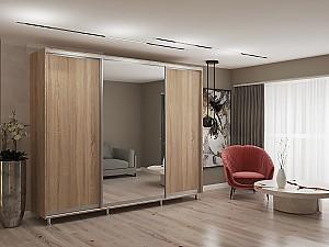 Dulap-cupe My-Style 2.8 x H2.4 m Pal + Oglinda Stejar Sonoma