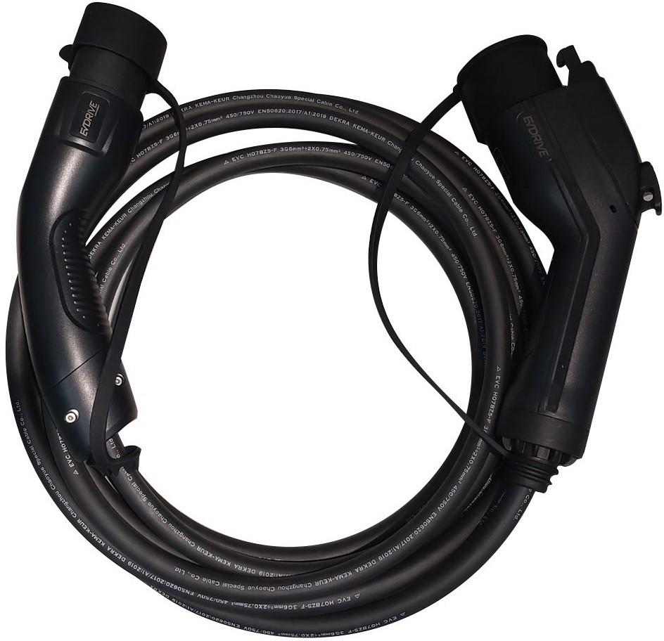 Cablu pentru statii de incarcare pentru masini electrice EvDrive CF T2-T1