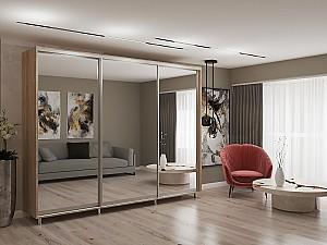 Dulap-cupe My-Style 3.0 x H2.4 m Oglinda Stejar Sonoma