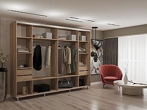 Dulap-cupe My-Style 3.0 x H2.4 m Oglinda Stejar Sonoma