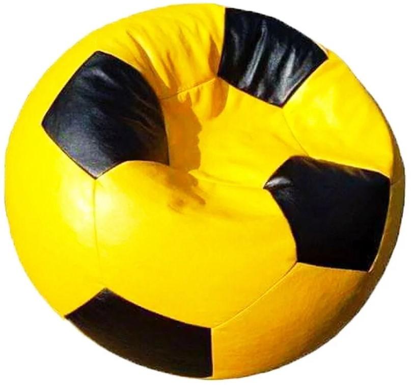 Fotoliu puf Relaxtime Football medium Yellow