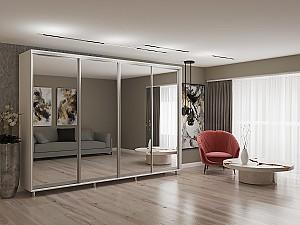 Dulap-cupe My-Style 3.1 x H2.4 m Oglinda Alb