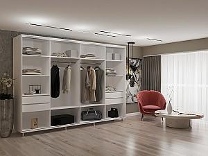 Dulap-cupe My-Style 3.1 x H2.4 m Pal Alb