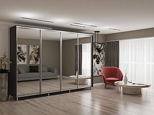 Dulap-cupe My-Style 3.1 x H2.4 m Oglinda Antracit