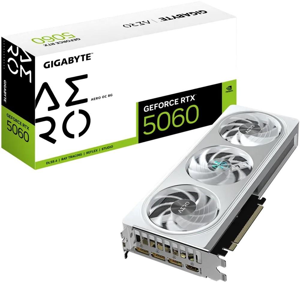 Placa video Gigabyte GeForce RTX 5060 AERO OC 8G