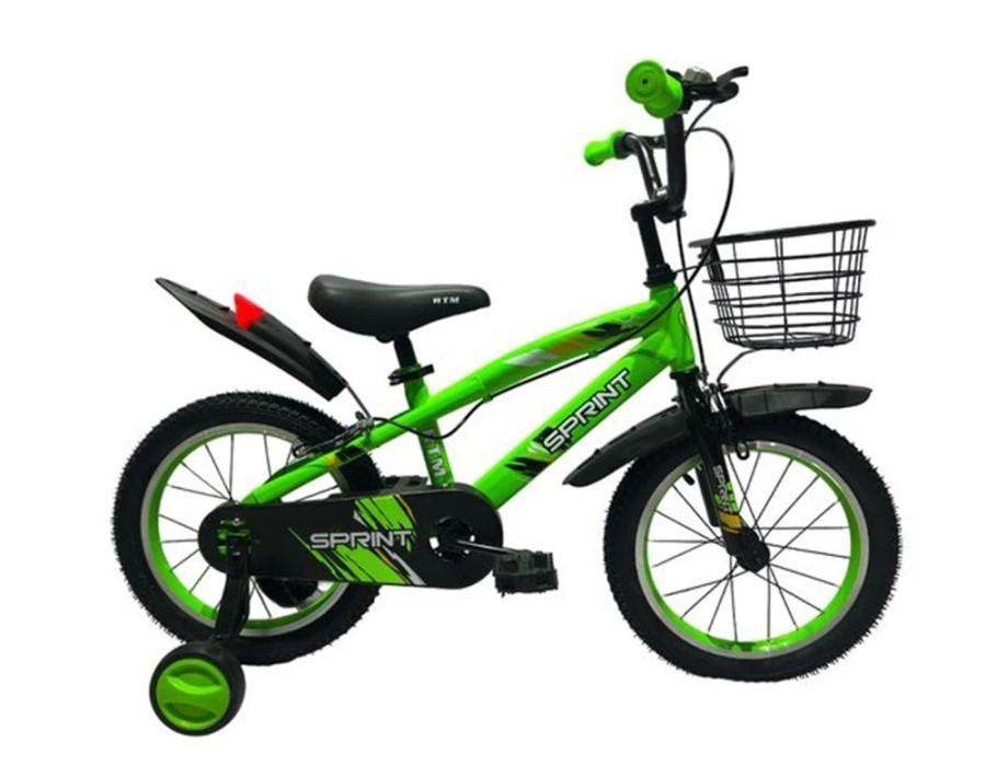 Bicicleta copii Sprint GI-4/2 verde (36332)