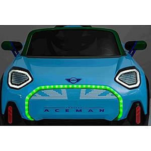 Maşină electrică Jiajia MINI Cooper JE1688 / 3 albastru