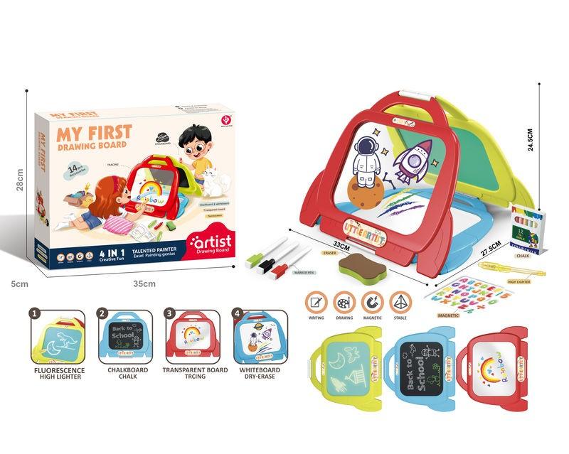 Tabla de scris pentru copii RT 21737 4in1