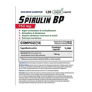 Supliment alimentar Balkan Pharmaceuticals Spirulin-BP