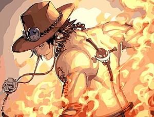 Tablou pe numere PRC Pumn de foc 02072