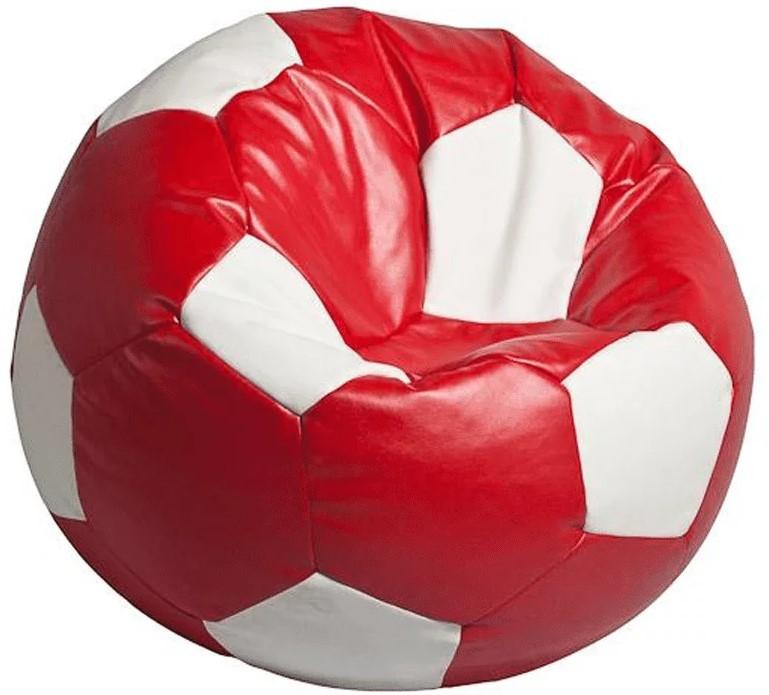 Fotoliu puf Relaxtime Football medium Red