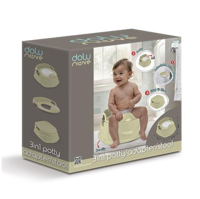 Oala copii Dolu 7183 Green 3in1