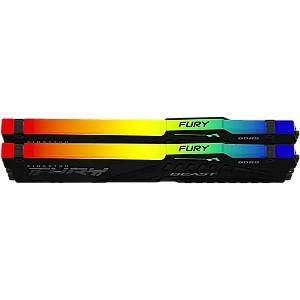 Memorie operativa RAM Kingston Fury Beast RGB 32GB(2x16GB) DDR5-6800 MHz (KF568C34BBEAK2-32)
