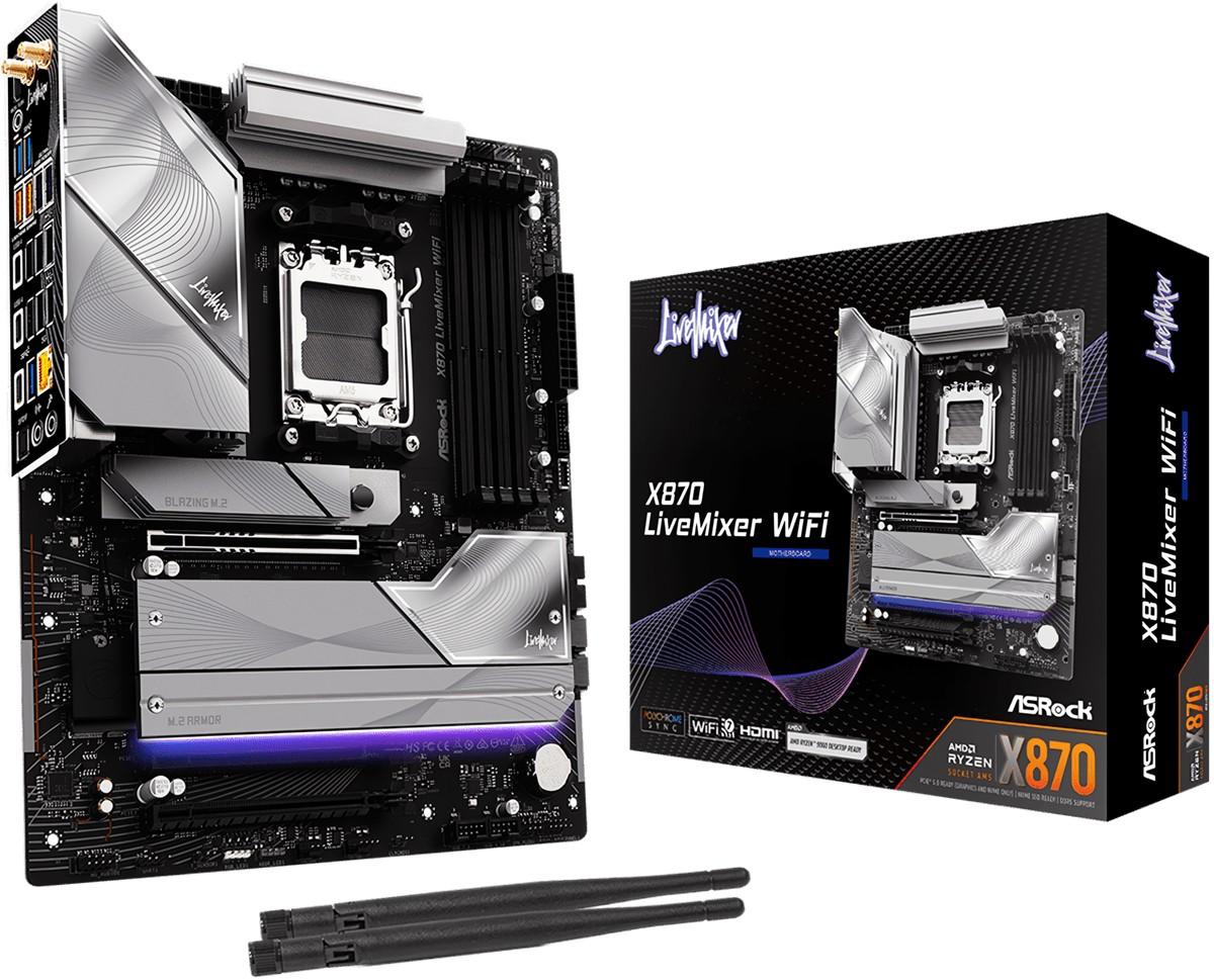 Placa de baza ASRock X870 Livemixer WIFI