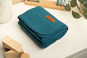 Plapuma Sensillo Muselin Ocean 75x100