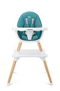 Scaun reglabil pe inaltime de masa Caretero Tuva Green