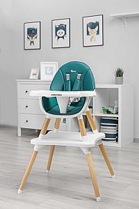 Scaun reglabil pe inaltime de masa Caretero Tuva Green