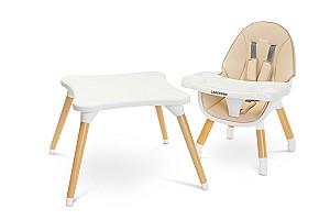 Scaun reglabil pe inaltime de masa Caretero Tuva Beige