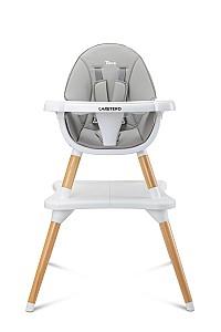 Scaun reglabil pe inaltime de masa Caretero Tuva Gray