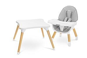 Scaun reglabil pe inaltime de masa Caretero Tuva Gray