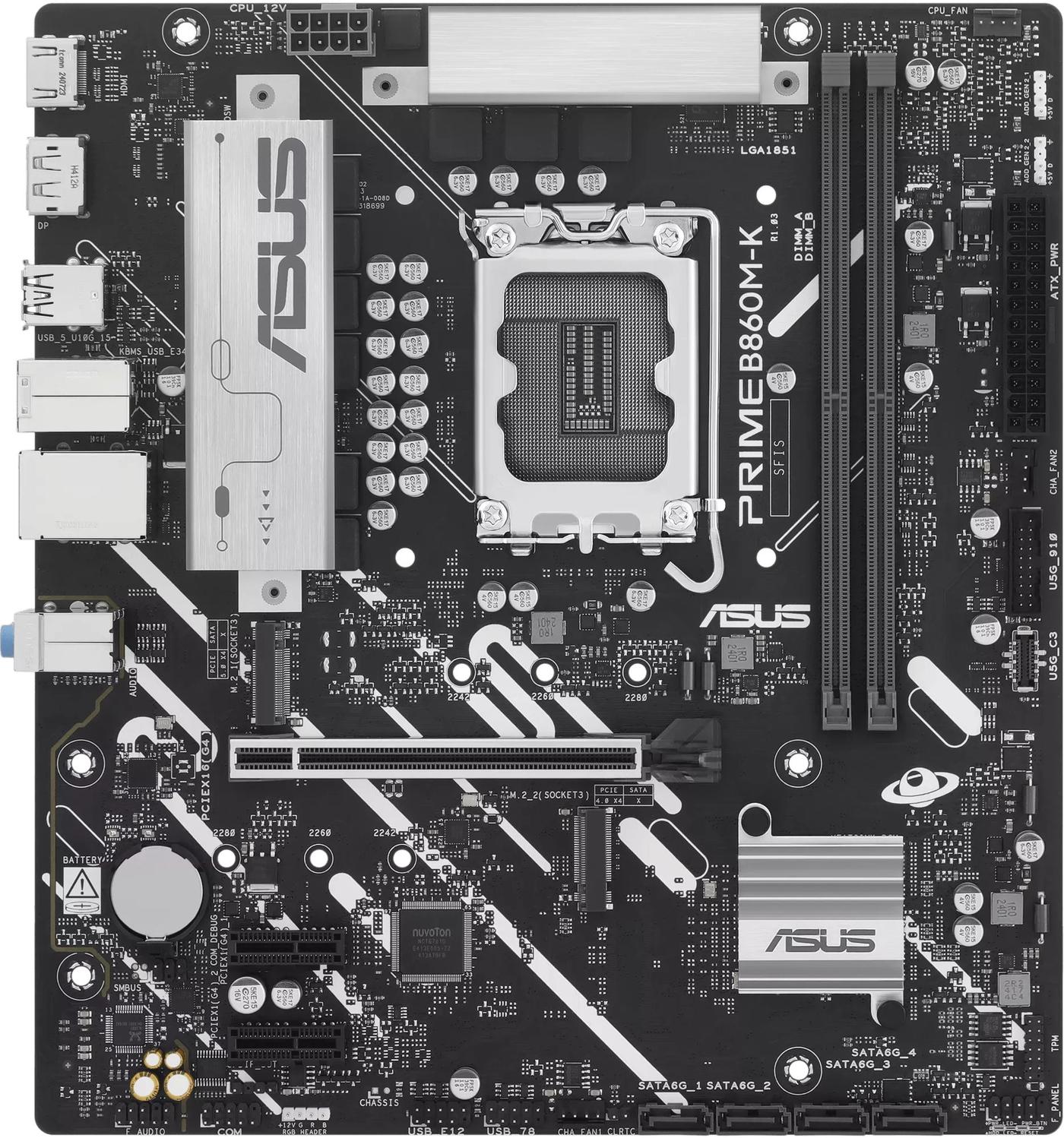 Placa de baza Asus PRIME B860M-K