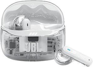 Casti JBL Tune Beam 2 Ghost Edition White