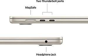 Laptop Apple MacBook Air M2 15.3" A2941 Starlight (MQKU3RU/A)