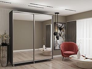 Dulap-cupe My-Style 2.0 x H2.2 m Oglinda Antracit