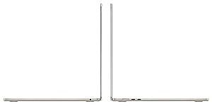 Laptop Apple MacBook Air M2 15.3" A2941 Starlight (MQKU3RU/A)