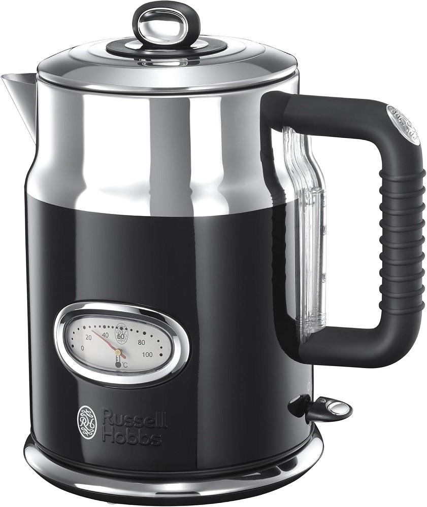 Fierbator electric de apa Russell Hobbs Retro Black 21671-70