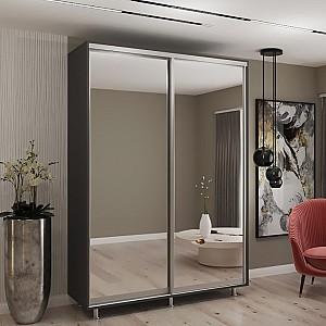 Dulap-cupe My-Style 1.5 x H2.3 m Oglinda Antracit