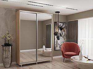 Dulap-cupe My-Style 1.5 x H2.3 m Oglinda Stejar Sonoma